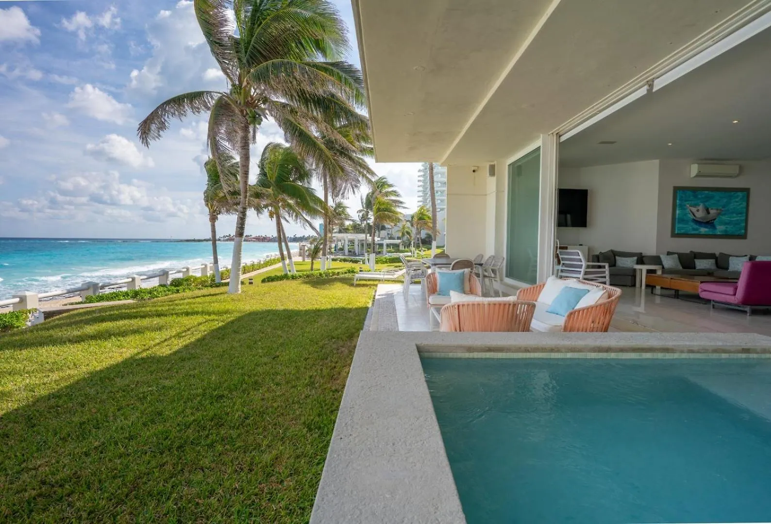 Vakantiehuis Villa Nizuc - Exclusive Beachfront Residence Cancún